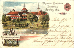 Hamburg - Allg. Gartenbau-Austellung 1897 - Litho - Sonstige & Ohne Zuordnung