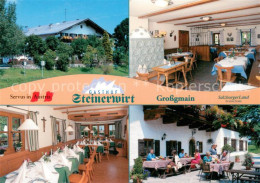 73630307 Grossgmain Gasthof Steinerwirt Gastraeume Terrasse Grossgmain - Bad Reichenhall