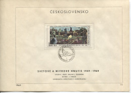 Tschechoslowakei # 1869 Ersttagsblatt Gemälde Ladislav Guderna Sonderstempel Uz '1' - Lettres & Documents