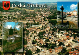 73630235 Ceska Trebova Fliegeraufnahme Kirche  Ceska Trebova - Tschechische Republik