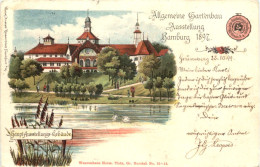 Hamburg - Allg. Gartenbau-Austellung 1897 - Litho - Sonstige & Ohne Zuordnung