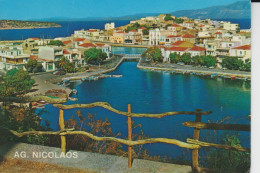 Ag. Nicolaos  Crète Grèce, Ville Cotière, Quai, Villas, Bassin, Coastal Town, Villas, Dock 2sc - Grecia