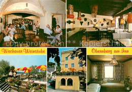 73629975 Obernberg Inn Wachauer Weinstube Appartements Innviertler Jause Terrass - Autres & Non Classés