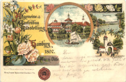 Hamburg - Allg. Gartenbau-Austellung 1897 - Litho - Otros & Sin Clasificación