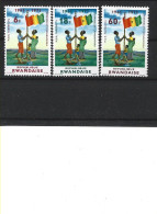 1972 RWANDA 461-63 **Anniversaire République - Nuovi