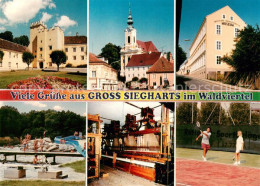 73629829 Gross-Siegharts Schloss Pfarrkirche Hauptplatz Textilmuseum Erlebnisbad - Sonstige & Ohne Zuordnung