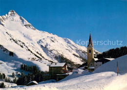 73629818 Warth Vorarlberg Hochtannberg Mit Kirche Und Biberkopf  Warth Vorarlber - Autres & Non Classés