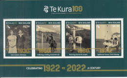 2022 New Zealand Te Kura Correspondence School Education Miniature Sheet Of 4 MNH @ BELOW FACE VALUE - Unused Stamps