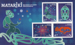 2022 New Zealand Matariki Miniature Sheet Of 4 MNH @ BELOW FACE VALUE - Ungebraucht