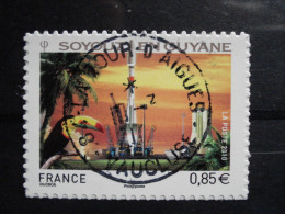 470 Décollage De La Fusée Russe Soyouz   Oblitéré Avec Cachet Rond ***** Année 2010 - Gebraucht