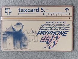 SWITZERLAND - K-93/002 - Payphone - Int. Symposium For Payphone Service Providers - 700EX. - Suiza