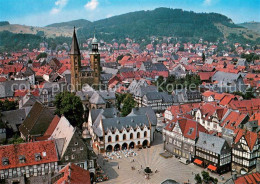 73629253 Goslar Stadtmitte Marktplatz Kirche Fliegeraufnahme Goslar - Goslar