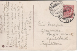 ITALIA Lettera Roma-Torino, 21 Dic. 1912 A Inglaterra - Poststempel