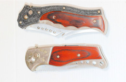 Paire De Couteaux à Ouverture Automatique De La Marque Américaine Taurus - Knives/Swords