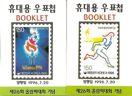 KOREA SOUTH, 1996, Booklet Philatelic Center 204/205, Olympics Atlanta - Korea, South