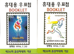 KOREA SOUTH, 1996, Booklet Philatelic Center 204/205, Olympics Atlanta - Corea Del Sud