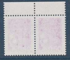 Luquet 0.50fr YT 3088d Paire Impression Effacée à Sec. Rare, Voir Scan, Signé. Cote YT : 240 €, Maury 3072 II B : 220 €. - Unused Stamps