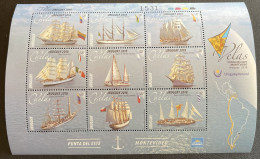 URUGUAY  - MNH**  - 2018  - # BLOCK - SHIPS - Uruguay