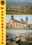 73628899 Wasserbillig Panorama Eglise Kirche Wappen - Autres & Non Classés