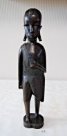 E1 Ancienne Masque Buste Africain - Outil Ancien - Ethnique - Tribal H45 - Art Africain