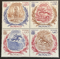 MONACO  - MNH**  - 1972  - #  890/893 - Blocchi