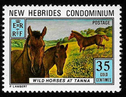 1973 Wild Horses  Michel NH 367 Stamp Number NH-BR 177 Yvert Et Tellier NH 372 Stanley Gibbons NH-BR 180 Xx MNH - Portomarken