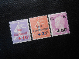 F Mi 323-234 Satz* - 1928 - Mi 150 € - Used Stamps