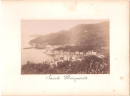 Italie - SANTA MARGHERITA LIGURE - Photo 19è Siècle 9,2 X 14,8 Cm Sur Support Cartonné 16 X 21,5 Cm - Sainte Marguerite - Autres & Non Classés