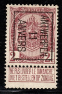 Typo 18B (ANTWERPEN 11 ANVERS) - O/used - Tipo 1906-12 (Stendardi)