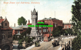 R589205 Clock Tower And Infirmary. Salisbury. Valentines Series - Monde