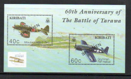 KIRIBATI - 2003 - POWERED FLIGHT S/SHEET " SPECIMEN" MINT NEVER HINGED - Kiribati (1979-...)