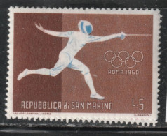 SAINT- MARIN 94 // YVERT 493 // 1960 - Unused Stamps