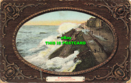 R589247 Blackpool. Rough Sea. North Shore. Advance Series. No. 13. 1910 - Mundo