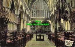 R589249 Choir Exeter Cathedral. Milton. Glazette Series No. 1720. Woolstone Bros - Mundo