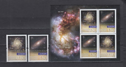 Bulgaria 2009 - EUROPA: Astronomy, Mi-Nr. 4904/05+Bl. 315, MNH** - Unused Stamps