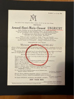 Armand Ungricht Wed Jagenau Maria *1878 Mons +1954 Hasselt De Gheest Kusters Lathuy Wolfs Van Neylen Dejaiffe Bertin - Obituary Notices