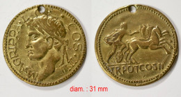 Médaille Civile-GR_001_M. AGRIPPA.L F COS III, TRPOTCOS II_21-19 - Andere & Zonder Classificatie