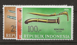 1976 MNH Indonesia Mi 854-56  Postfris** - Indonesien