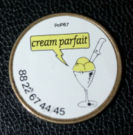 Jeton (pièce De 10 Francs) "Pile Ou Pub" Glacier à Strasbourg "Cream Parfait" - Other & Unclassified