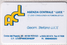 Calendarietto - Agenzia Generale Luce - Rovigo - Anno 1998 - Small : 1991-00