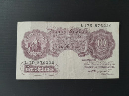 10 SHILLINGS 1940.P-366a.ROYAUME UNI - 1 Pond