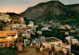 73627891 Capri Veduta Panoramica Di Notte Dalla Terrazza Della Funicolare Capri - Autres & Non Classés