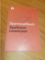 Altes Sparbuch Leverkusen , 1981-1982 , Antonie Boss In Leverkusen , Sparkasse , Bank !! - Documenti Storici