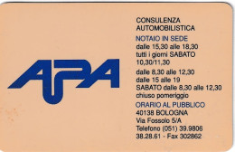 Calendarietto - Apa - Consulenza Automobilistica - Bologna - Anno 1998 - Formato Piccolo : 1991-00