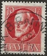 Allemagne: Bavière N°113 (ref.2) - Afgestempeld