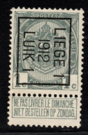 Typo 22B (LIEGE 1  1912  LUIK 1) - O/used - Tipo 1906-12 (Stendardi)