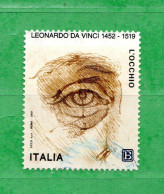 Italia °- 2019 -  LEONARDO Da VINCI.  ( L'OCCHIO ) - 2011-20: Usados