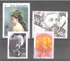 France Oblitérés : Eugène Ionesco - N°5674 - 5662 & 5695 (cachet Rond) - Usados