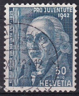 1942, 1. Dez. Pro Juventute Hans Konrad Escher Von Der Linth (1767-1823) 104 / MiNr. 415 Mit Sauber Gestempelt - Used Stamps