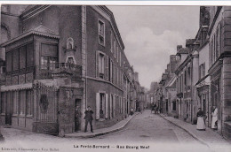 La Ferte Bernard (72 Sarthe) Rue Bourg Neuf - édit. Librairie Vve Tollet (carte Glacée Type Carte Photo) - La Ferte Bernard